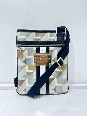 L.A.M.B. by Gwen‎ Stefani Geometric Crossbody Bag Multicoloured Gold Hardware